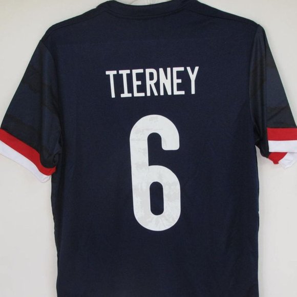 Adidas SCOTLAND National Team KIERAN TIERNEY Men's JERSEY Sz M,L,XL NEW ARSENAL - Picture 2 of 5